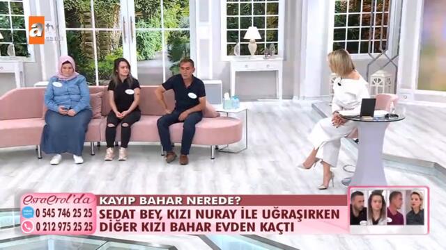 Sedat Bey'in kızı Bahar evden kaçtı! - @Esra Erol'da 24 Mayıs 2021