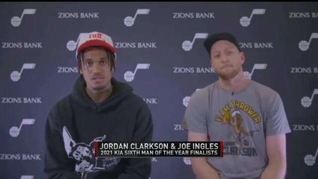 Jordan Clarkson wins Sixth Man of the Year! NBA Awards 2021