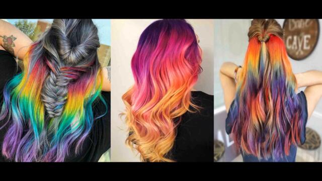 Best Hidden Rainbow Hair Ideas in 2021