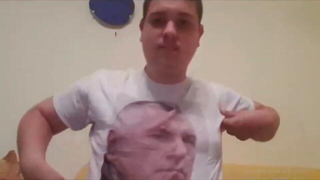 Mr Channel е със тениската на Бойко Борисов 3