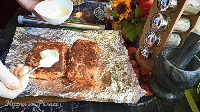 НАЙНІЖНІШЕ І НАЙСОКОВИТІШЕ САЛО | Рецепт сала в духовці | Сало в духовке | Кухня як Релакс