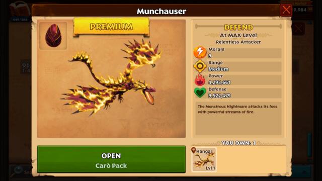 y2mate.com - Munchauser  New Premium Monstrous Nightmare Max Level 175 Titan Mode  Dragons Rise of Berk_1080pFHR