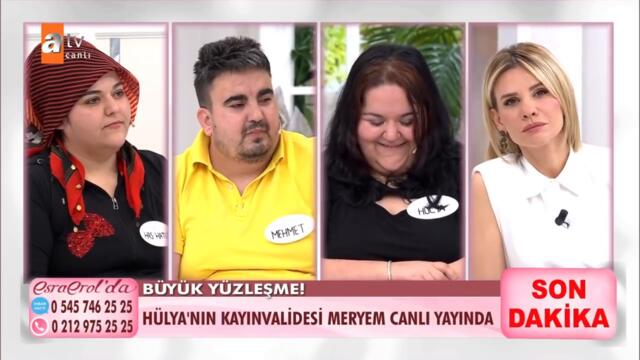 Hülya'nın kayınvalidesi Meryem canlı yayında - @Esra Erol'da 3 Haziran 2021