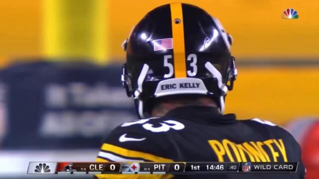 A Bad Maurkice Pouncey Snap Leads to a Browns Scoop and Score! NFL AFC Wildcard