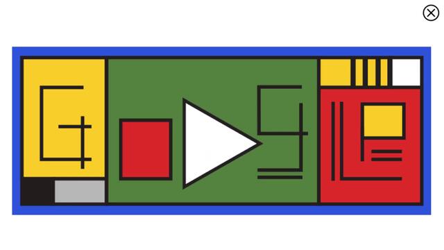 Bauhaus movement - Animated Google Doodle, celebrates 100th Anniversary of Bauhaus
