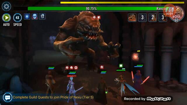 Star Wars Galaxy Of Heroes.  Gild Boss