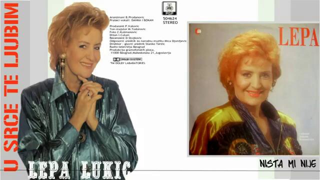 Lepa Lukic - Nista mi nije - (Audio 1992)